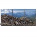 wall26 3 Panel Canvas Wall Art - Landscape of Snow Covered Mountains - Giclee Print Gallery Wrap Modern Home Decor Ready to Hang - 16"x24" x 3 Panels   